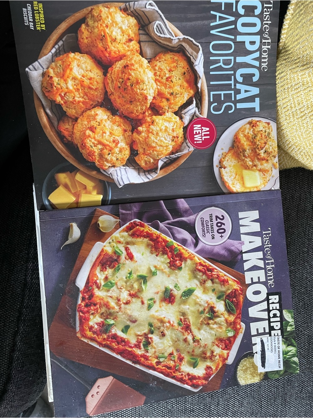 Taste of Home Cookbook Duo — Purple Accent Covers